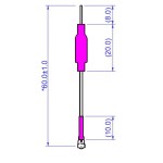 All'ingrosso modello felice Dipolo linea 5.8G 47mm 60mm 70mm piccola Antenna in rame per Mobula7 1S Mobula8 Racing e telecomando